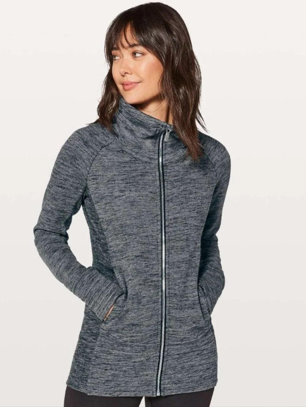 Lululemon Radiant Jacket II Heathered Core Dark Grey